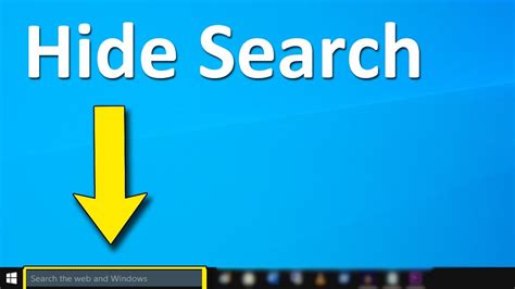 hiding Search